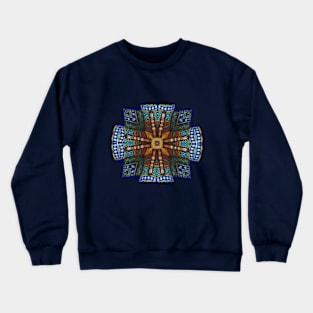 Colorful ornamental photo art design Crewneck Sweatshirt